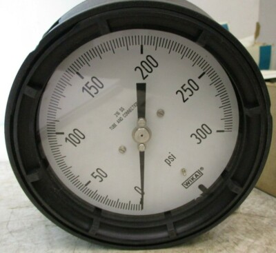 New 316SS Tube & Connection WIKA 2XX.34 4-1/2'' & 6'' Process Gauge A324AES