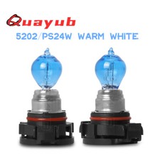 Warm White 5202 4200k Fog Light Bulbs Halogen For Chevy Silverado 1500 2007-2015 Warm White 5202 4200k Fog Light Bulbs Halogen For Chevy Silverado 1500 2007-2015