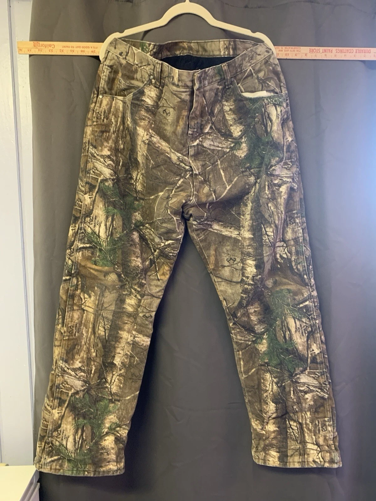 Wrangler Pro Gear Realtree Hunting Camouflage Pantalon Jeans Homme 40x32 Isolé Jeans