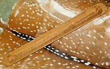  Carved Wooden Dough Bowl Primitive Wood Trencher BAGUETTE Rustic Ranch 36-40"