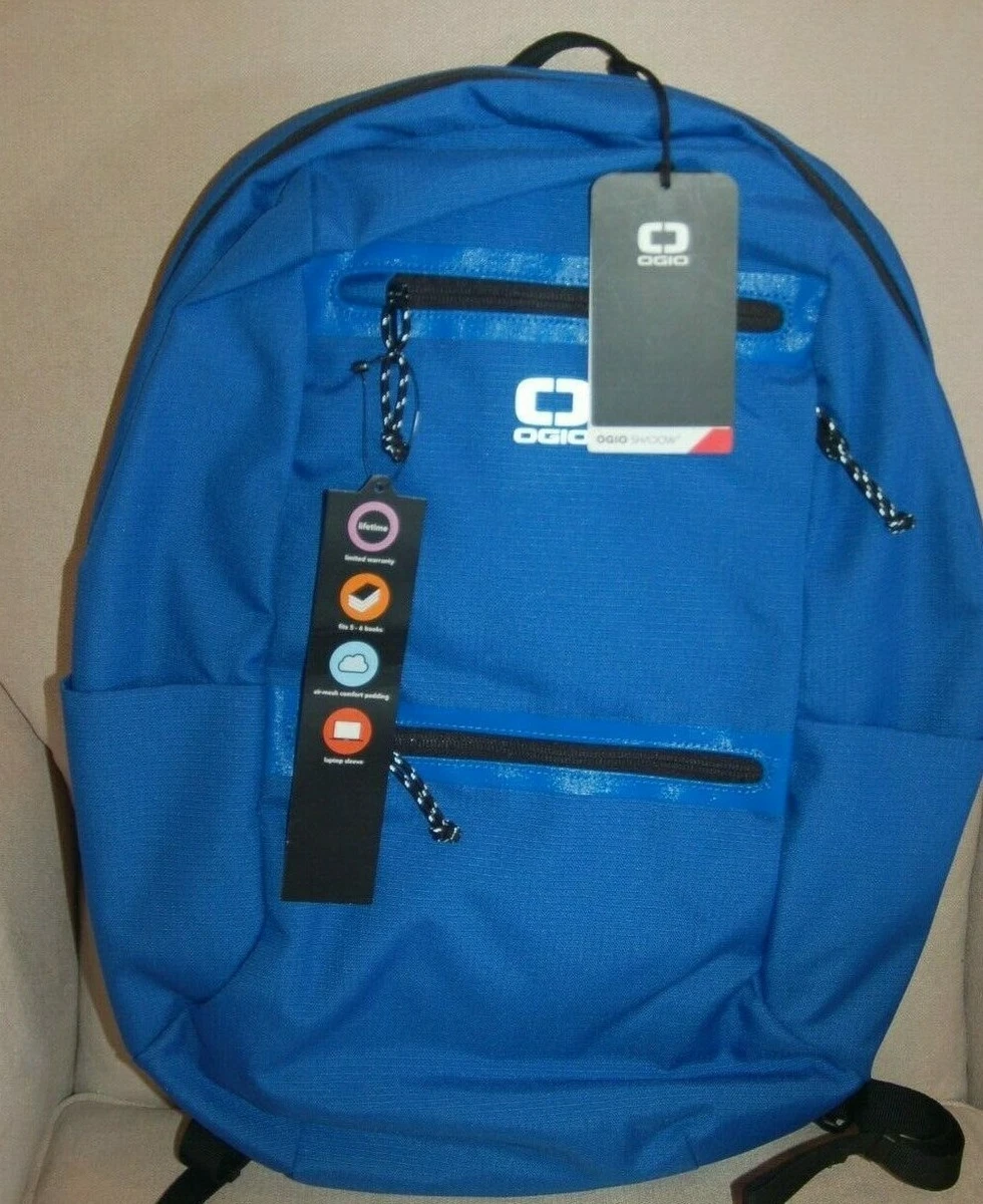 NWT OGIO 18 Shadow Core Flux 220 Backpack Book Bag Blue w/ Laptop Sleeve |  eBay