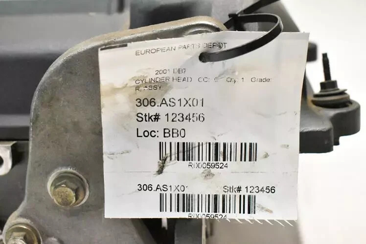 2008 Aston Martin DB7 Right Engine Cylinder Head 6.0L V12 Assembly OEM