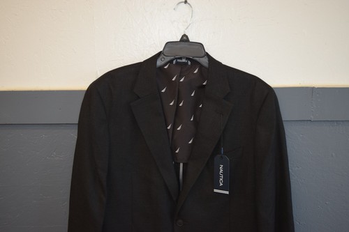 Nautica Jeans Men's Suit Jacket Black 42R - Picture 2 of 6