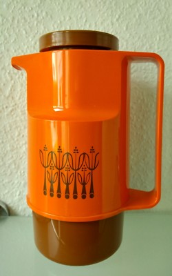 Alfi Kanne orange 0,3L Kunststoff Blumen