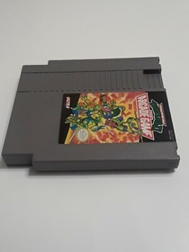 Teenage Mutant Ninja Turtles II THE ARCADE GAME NINTENDO NES TESTED&WORKS GREAT!