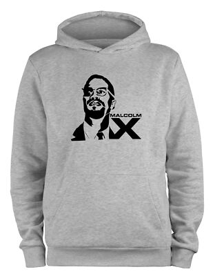 Styletex23 Kapuzenpullover Herren Malcolm X