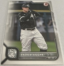2022 Bowman Baseball Andrew Vaughn Chicago White Sox base card #22
