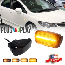 Dynamc Amber LED Side Marker Lamp For JDM Spec Honda/Acura RSX Integra Civic EP3