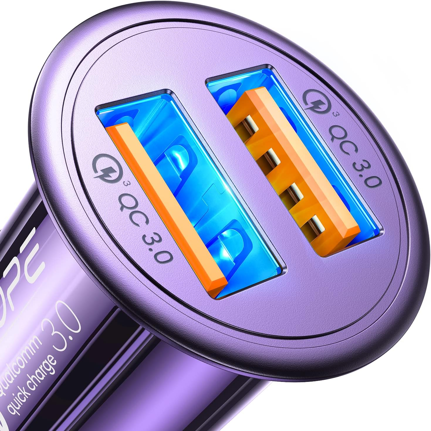 Super Fast Car Charger USB Fast Charge  Android Car Charger Adapter 45W All Meta