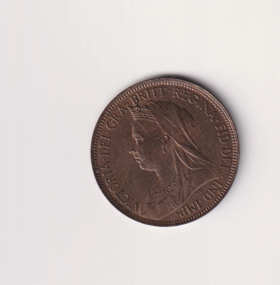 Queen Victoria 1897 HIGHTER TIDE RARE Halfpenny  Lustr UNCIRCULATED COIN.AW11 - Image 2 of 2