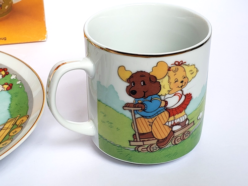 Juego de vajilla de porcelana vintage de los 80 The Get Along Gang para niños plato tazón taza - Imagen 20 de 24