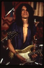 Aerosmith Joe Perry playing guitar in concert Original 35mm Transparency