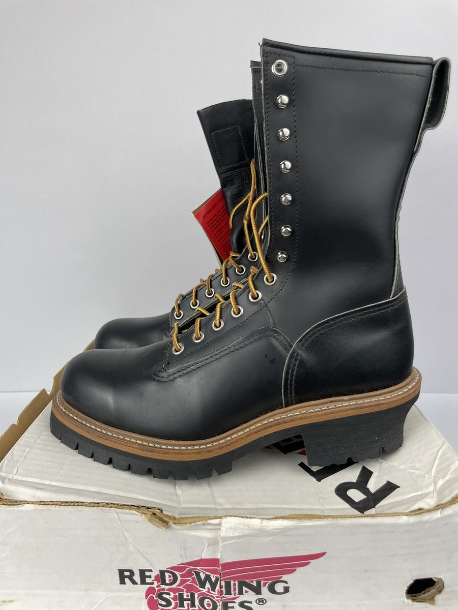 Red Wing 2210 Steel Toe Black Lineman Pole Climber Boots Red Wing 2210 Steel Toe Black Lineman Pole Climber Boots