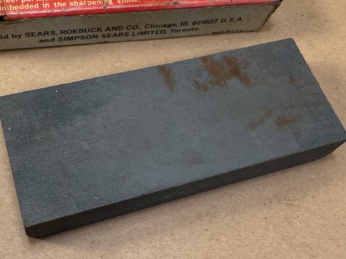 Vintage Sears Craftsman Sharpening Stone 9-64403 Combo Double Sided USA -FR SHIP - Picture 10 of 16