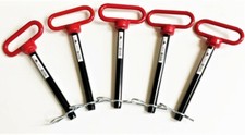 5 GOLIATH INDUSTRIAL RED HANDLE 5/8 X 7" TRACTOR HITCH PINS WAGON TRAILER RHP58L