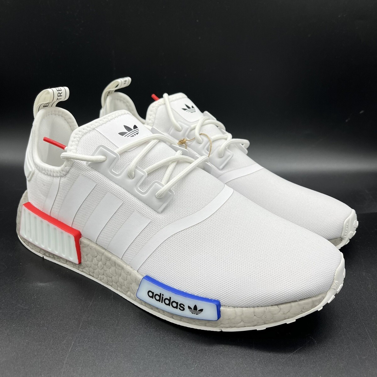 ADIDAS Originals NMD R1 White Grey Boost GX9525 Men's ADIDAS Originals NMD R1 White Grey Boost GX9525 Men's