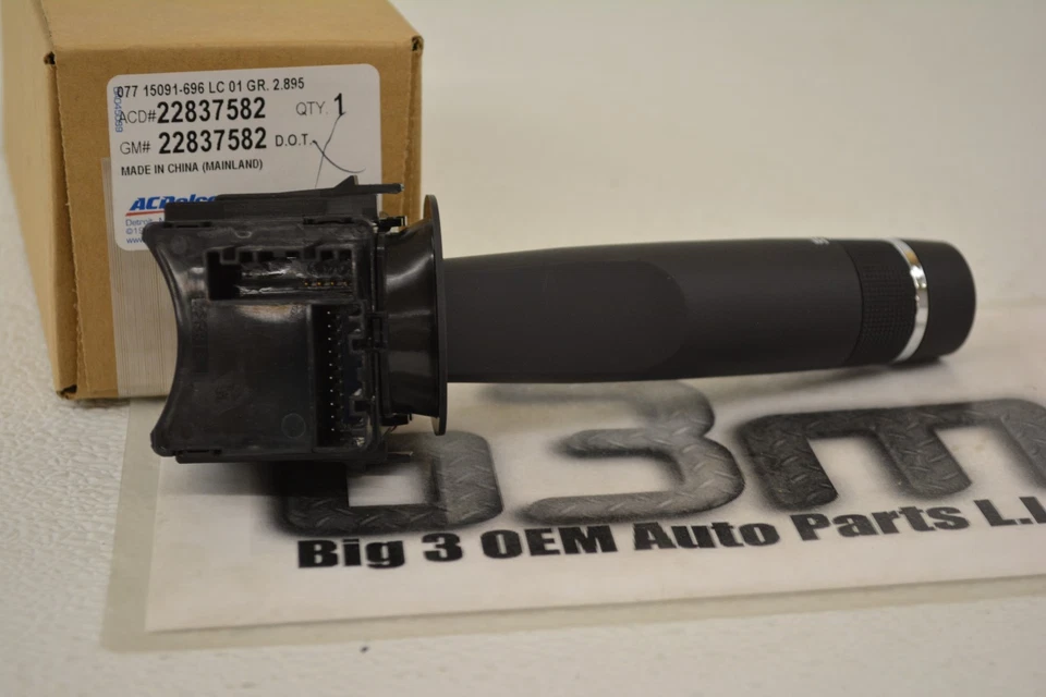 ACDelco GM interruptor multifuncional farol limpadores de seta novo fabricante de equipamento original 84049754 - Imagem 2 de 2