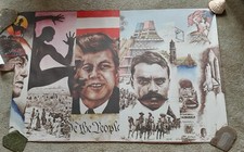 Canvas Art Print JFK, EMILIANO ZAPATA HISTORICAL CANVAS ART PRINT