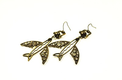【関税&送料込み】Valentino Garavani Jewellery VALENTINO GARAVANI $825 Antique Gold Color Metal Clear