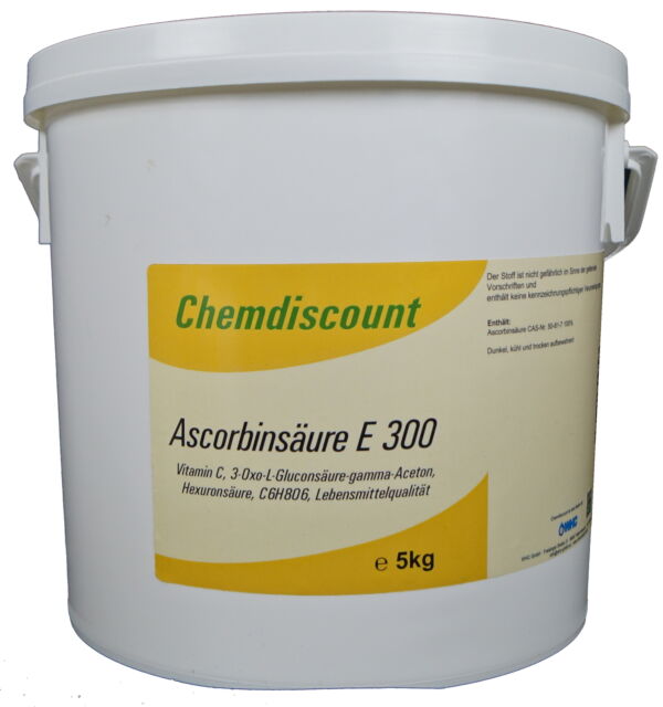 5kg Ascorbinsäure (Vitamin C)  in Lebensmittelqualität E300