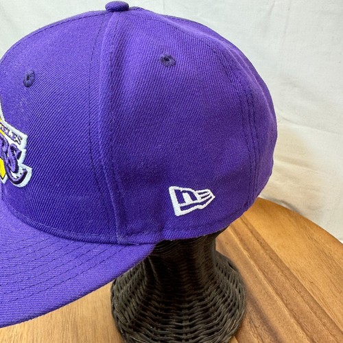 Los Angeles Lakers Hat Cap New Era 9FIFTY Adjustable Snapback Purple - 第 3/12 張圖片