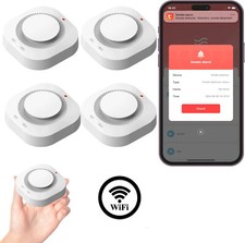 Fire Alarm Smoke Detector Gas Sensor Smart Wifi Smoke Alarm Home Security System