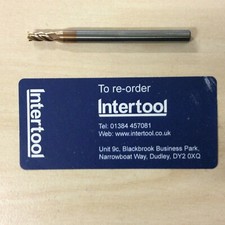 Image of Solid carbide 4 Flute End Mill AlTiN-S / TiAlCrN Coated 2 3 4 5 6 8 10 12 16 Mm