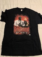 AEW Wrestling Andrade Almas El Idolo Shirt Large Lucha Mysterio WWE Wrestling