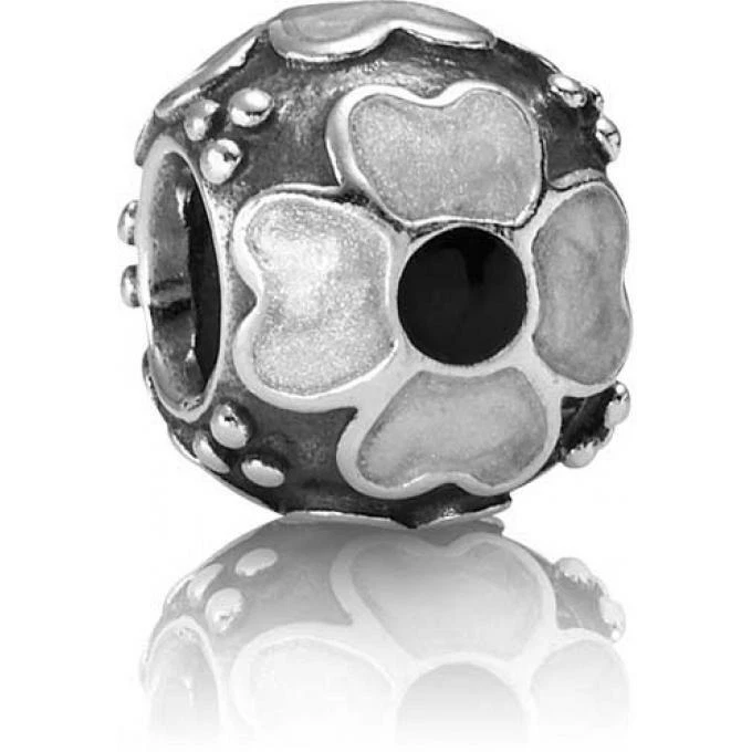Pandora daisy charm hotsell with white enamel