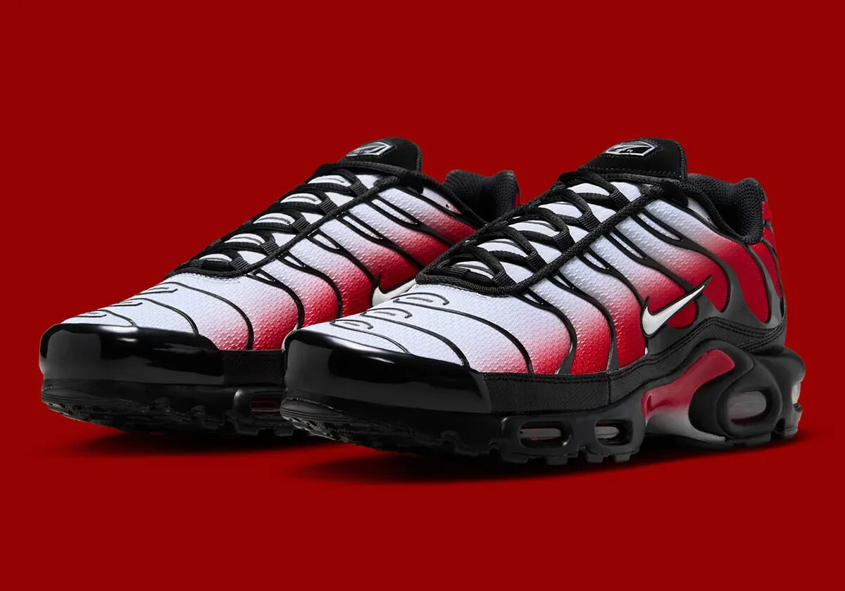 Size 9 - Nike Air Max Plus Pure Platinum University Red for