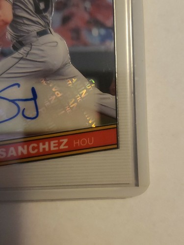 Aaron Sanchez 2020 Panini Donruss Optic Retro 1986 Signatures Auto 86S-AS Astros - Picture 5 of 11