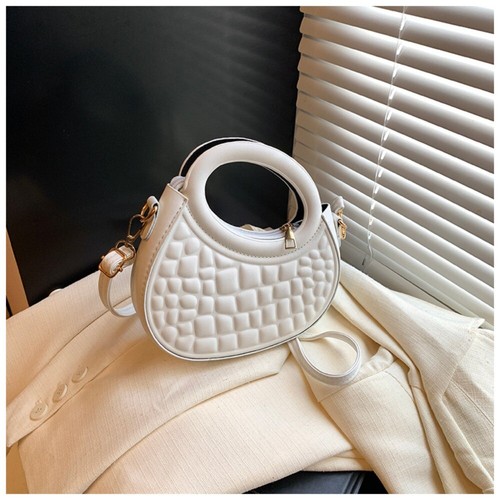Hand-held Moon Shaped Bag Single Shoulder Shoulder Bag Crossbody Bag Women - Picture 6 of 16