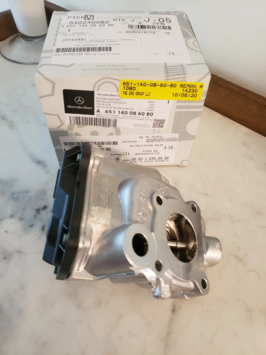 Genuine Mercedes-Benz EGR Valve A 651-140-08-60-80 651140086080  