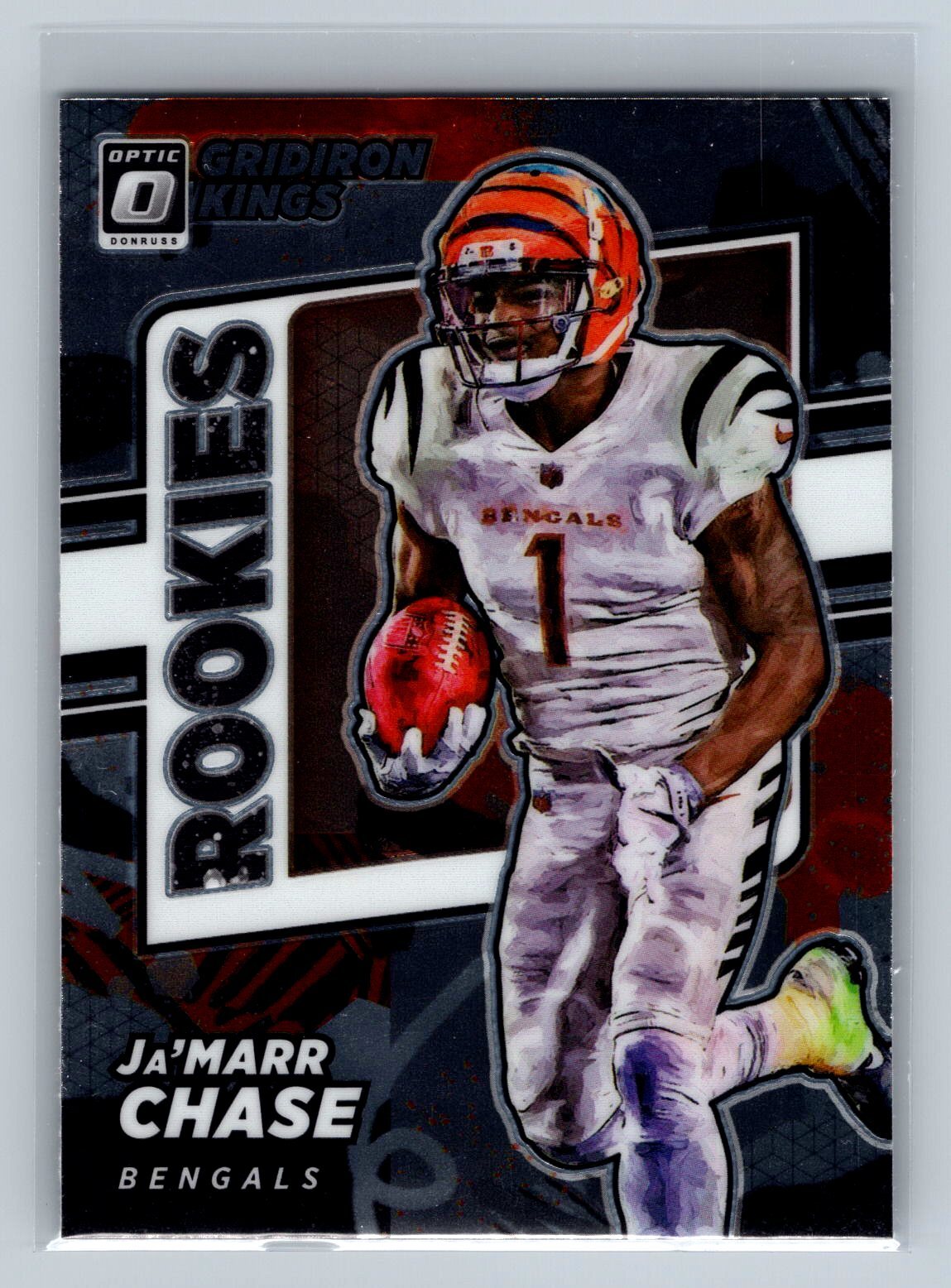 2021 Donruss Optic Ja'Marr Chase Rookie Gridiron Kings #RGK-7 Cincinnati Bengals