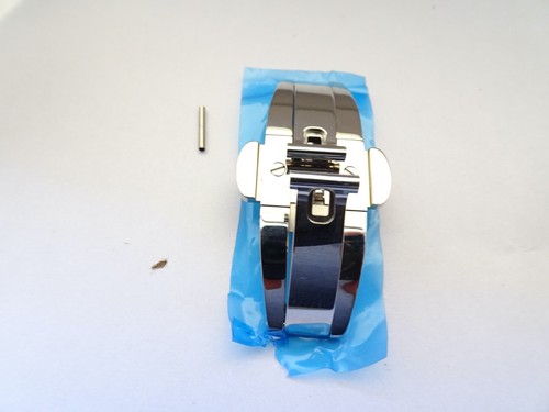 RAYMOND WEIL LEDERBAND FALTSCHLIESSE steel 18MM DEPLOYMENT CLASP (z600) - Bild 3 von 5