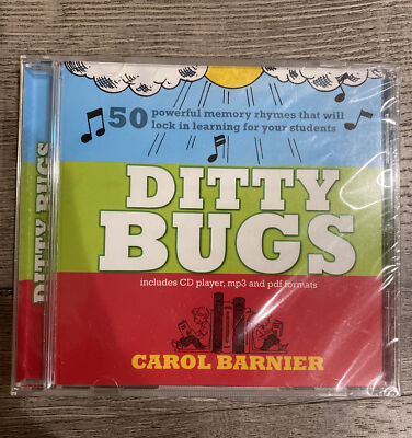 Ditty Bugs - 50 Powerful Memory Rhymes [Audio - CD] - New Sealed