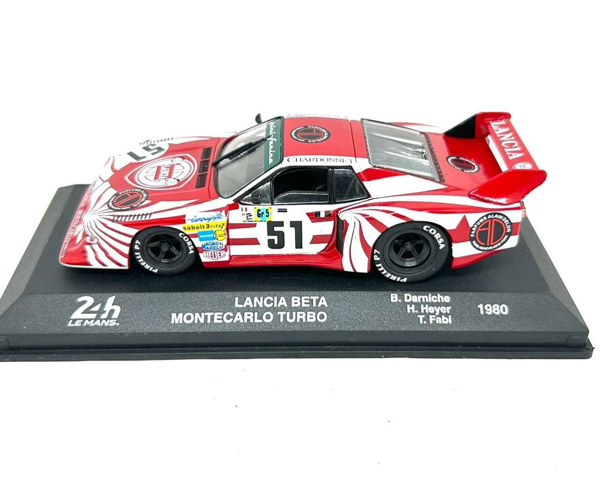 1 43 scale Lancia Beta Montecarlo Turbo Sports Car Le Mans 1980 Diecast Model