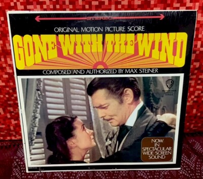 1961 Max Steiner  Gone With The Wind  Warner Bros Records WS-1322 LP (Sealed)