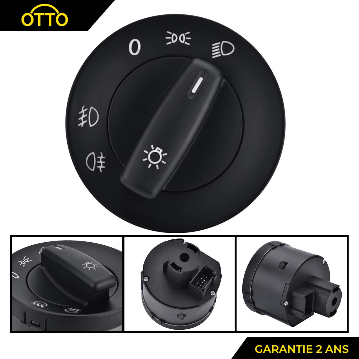 Commutateur De Phare VW/SEAT Réf. 3C8941431C - Compatible Amarok, Caddy, Passat, Etc., Neuf