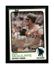 1973 Topps Baseball Card Dick McAuliffe Detroit Tigers #349