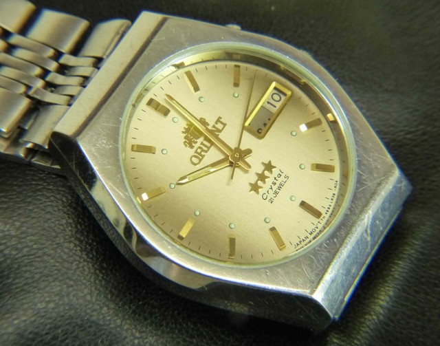 Vintage Orient Crystal WR 50m Automatic 21j Cal 46943 Japan Men's Wrist Watch for sale online | eBay