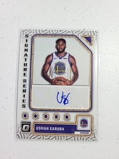 2023-24 Donruss Optic Signature Series Usman Garuba Auto Card Golden State