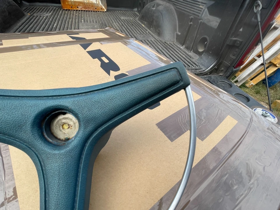 Dodge Coronet 1970 fabricante original volante azul almohadilla central carrocería B aspecto @ 16 fotos A+ Foto 3 de 4