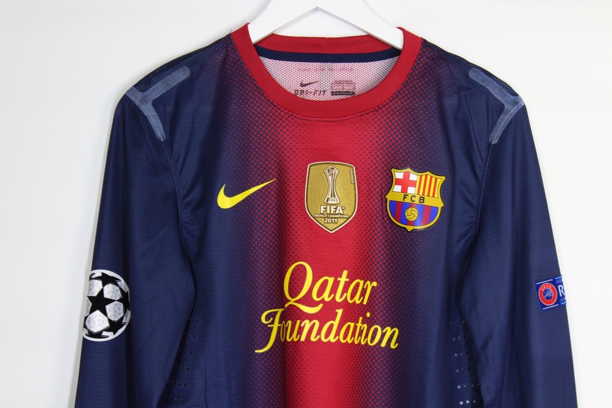 FC BARCELONA SPAIN 2012 2013 HOME MATCH WORN SHIRT JERSEY #4 FC BARCELONA SPAIN 2012 2013 HOME MATCH WORN SHIRT JERSEY #4