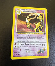 Sabrina's Alakazam 16/132 Gym Challenge Holo Rare Unlimited English 1999 80HP