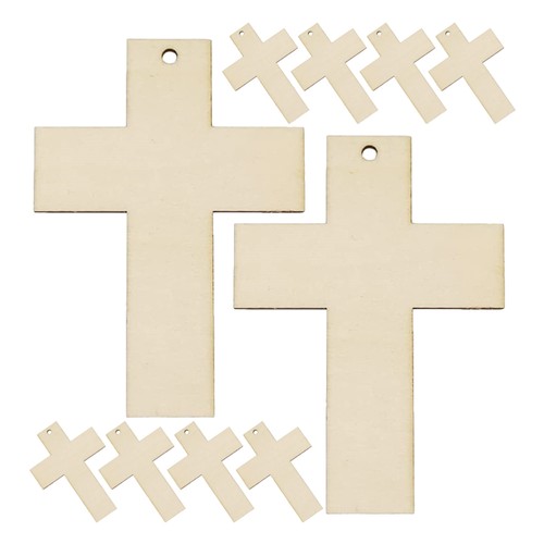 10 Pcs Cross Decoration Gift Child Diy Jewelry Crosses Craft Ornaments - Picture 2 of 12