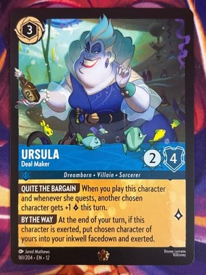 Ursula Deal Maker 161/204 Legendary Disney Lorcana Wilds Unbekannt