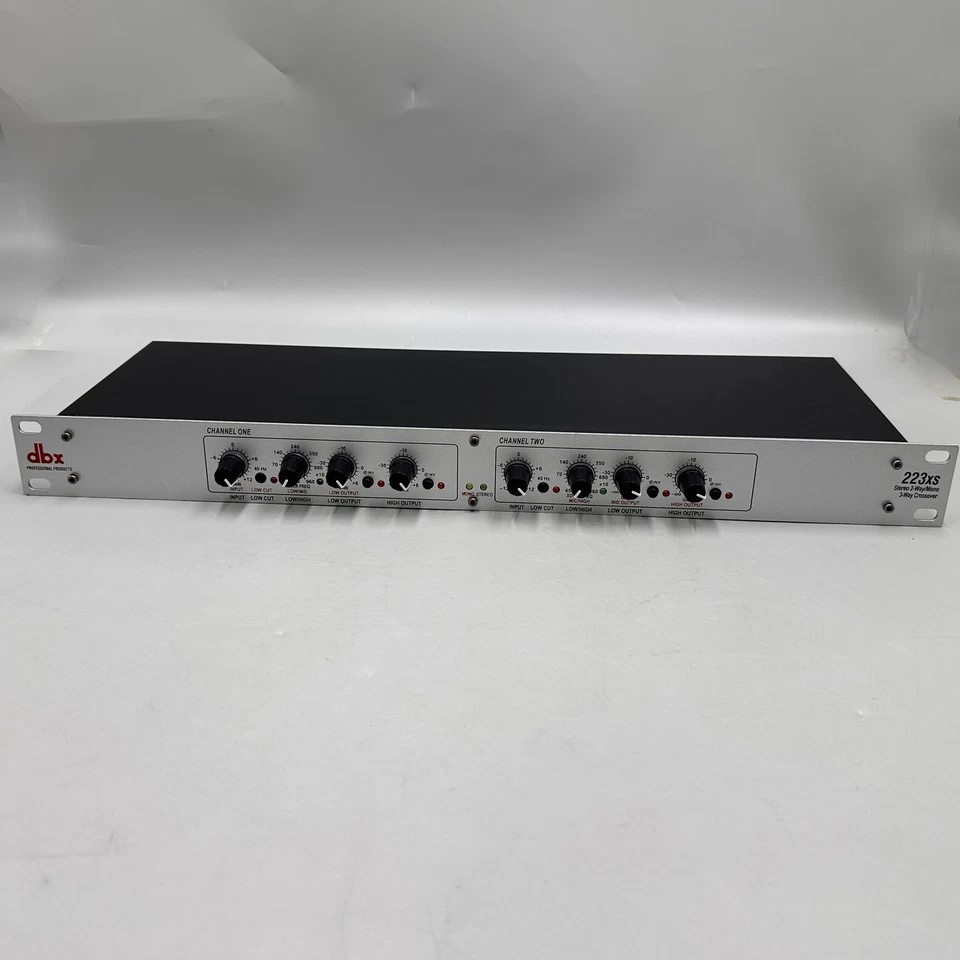 DBX By Harman 223xs Crossover Stereo 2-Way / Mono 3-Way in Box w/ Manual - Image 3 of 4