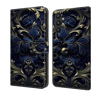 For Various Phone Card Wallet Case Luxury Flower Bag Flip Stand Cover Magnetic