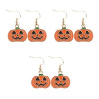 Halloween Ohrringe KüRbis KostüMschmuck FüR Frauen Halloween-Ohrringe